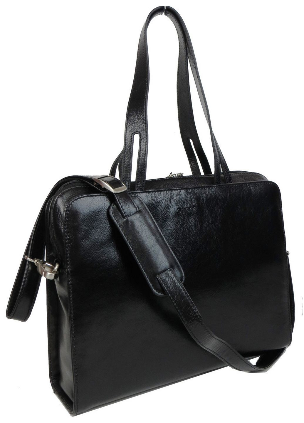 Жіноча ділова сумка, портфель із натуральної шкіри. 37х28х10 см Sheff (289367382)