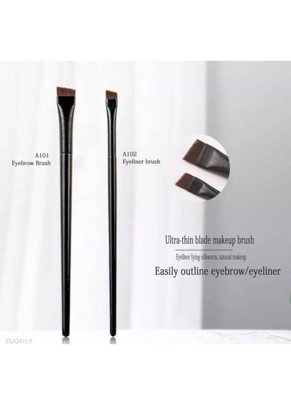 Пензель для брів скошена вузька 102 No Brand (368497453)