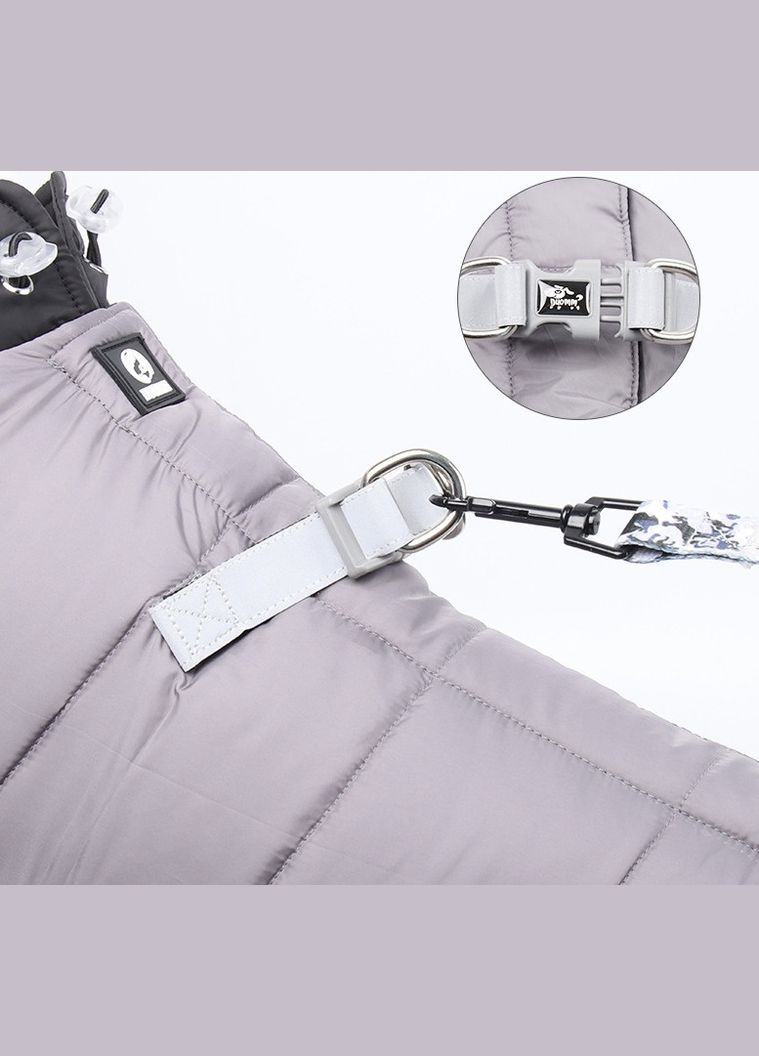 Синтепоновый комбинезон для котов и кошек Pet Style "DuoMM" Серый 2XL No Brand - (323235032)