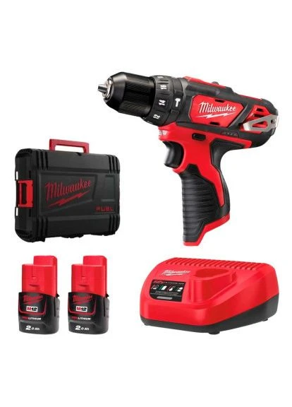 Шуруповерт (4933441940) Milwaukee M12 BPD-202C, 2x2Ah, кейс (379157510)