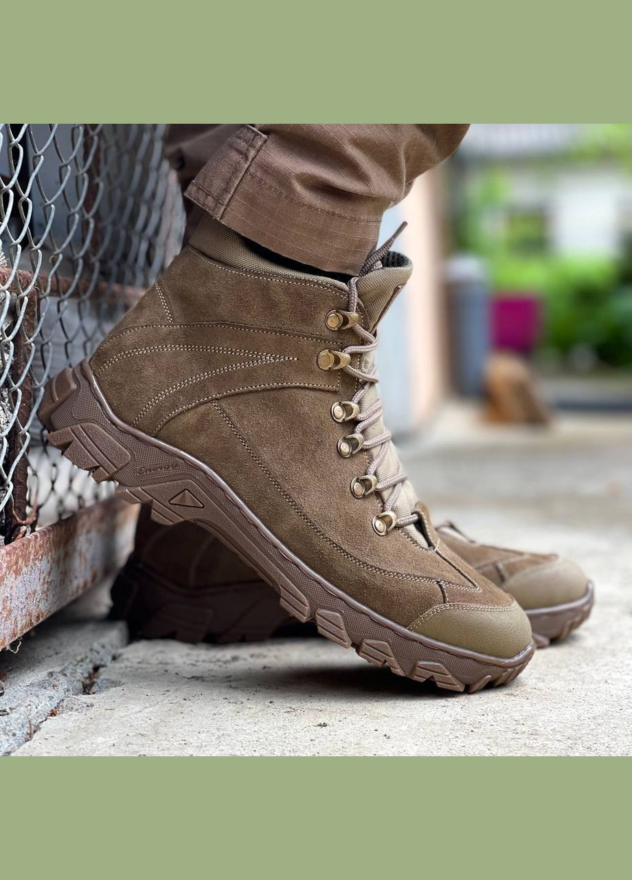 Берці Літні Чоловічі Тактичні Черевики. 36-50р Койот. Спеціальна підкладка – ноги дихають! MBLM-1034 No Brand (301143223)