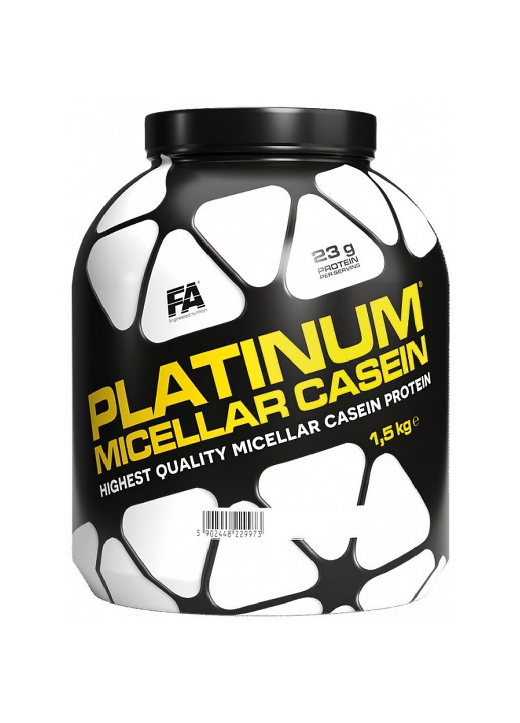 Протеїн Platinum Micellar Casein, 1.5 кг Ваніль Fitness Authority (293421299)