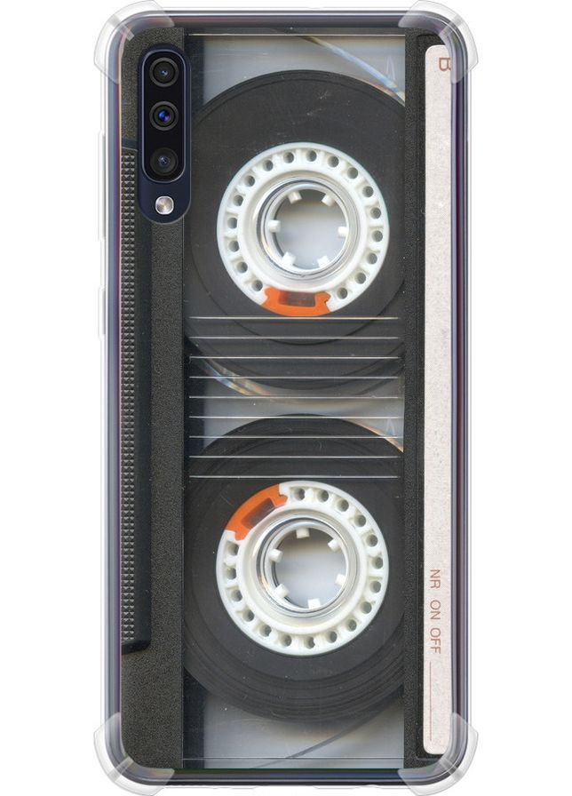 Силіконовий протиударний с посиленими кутами чохол 'Касета ' для Endorphone Samsung Galaxy A50 2019 A505F (289357721)