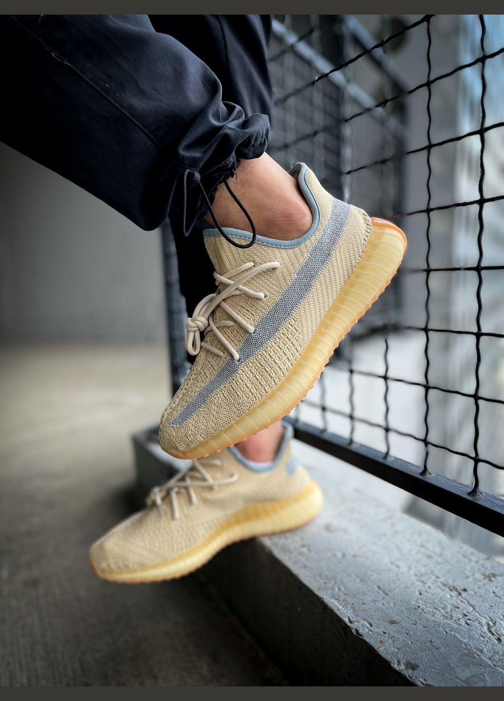 Желтые всесезонные кроссовки мужские и женские adidas yeezy boost 350 yellow | адидас изи буст 350 жёлтые No Brand