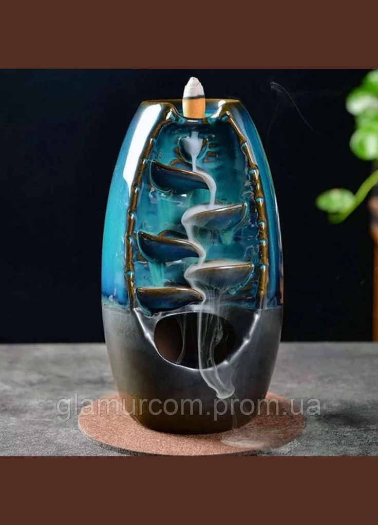 Керамічна ароматична куральник для пахощів — водоспад диму Aroma Backflow No Brand (387097859)