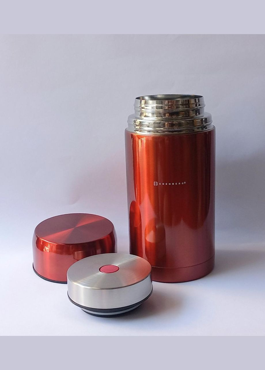 Термос харчовий EB-3510R з нержавіючої сталі 1 л Edenberg (301941382)