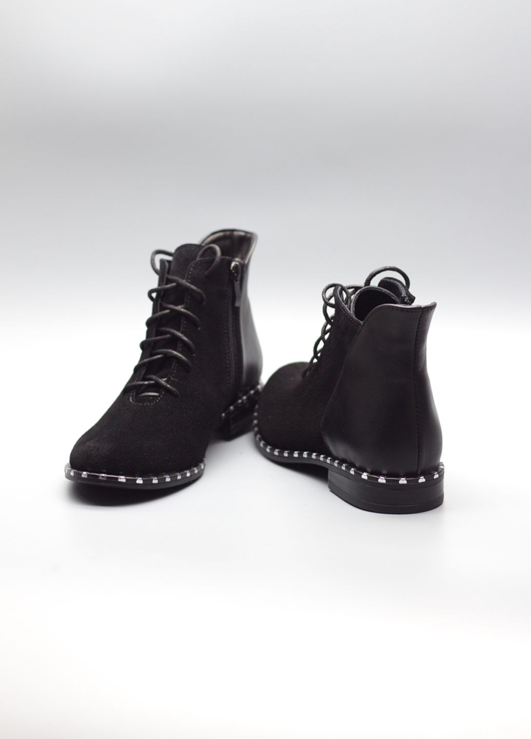 Осенние ботинки женские из натуральной замши Zlett из натуральной замши