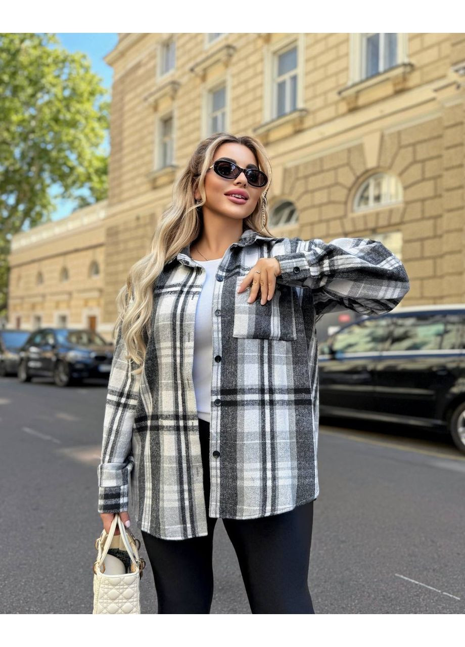 Жіноча сорочка з байки в клітинку | Байка | Розмірна сітка в описі GD/GL Модний простір (364965525)