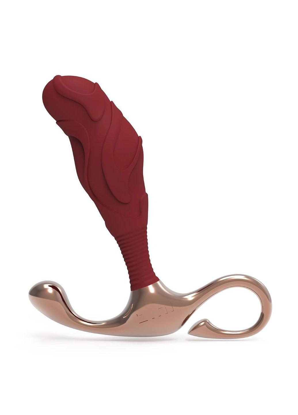 Масажер простати рельєфний, L, Janus Lamp Iron бордовий, 11.9 х 3.3 см Zini (298408904)