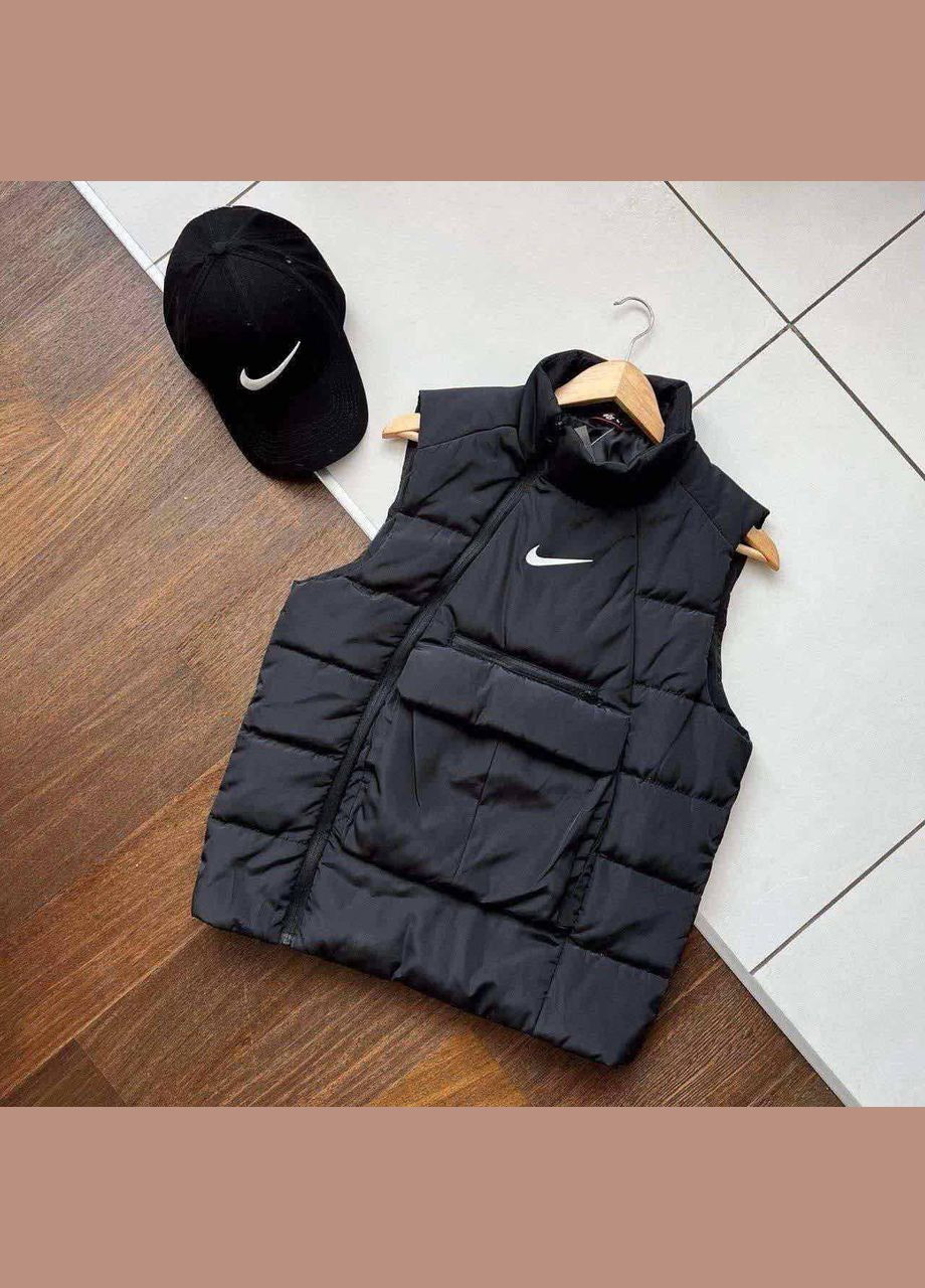 Стильний чоловічий жилет Nike чорна No Brand (322523341)