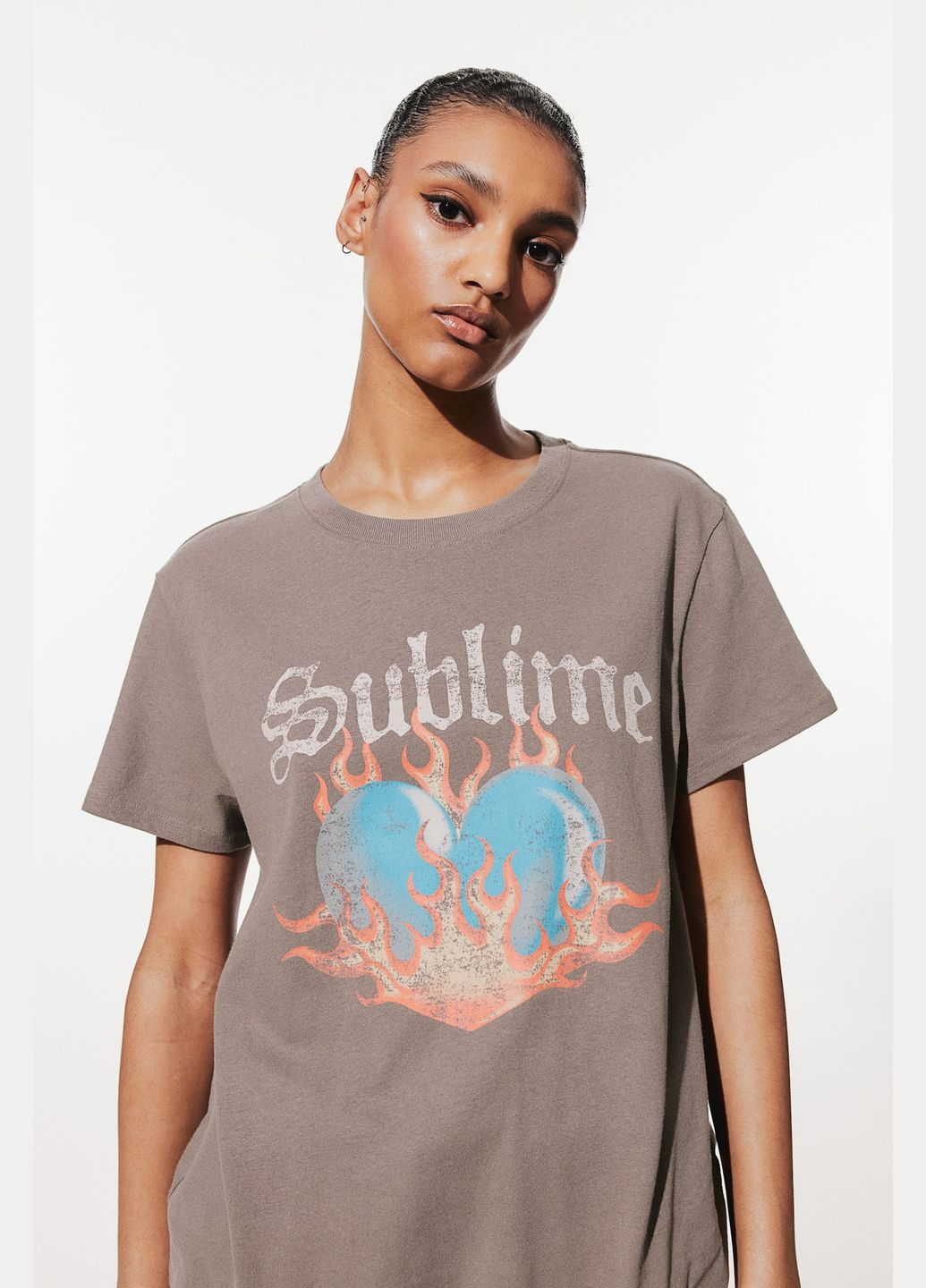 Футболка з принтом H&M - (323444501)