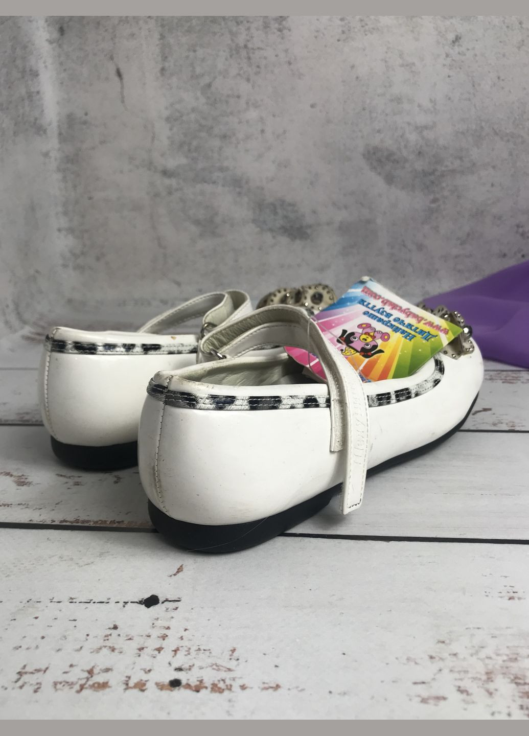 Туфлі дитячі для дівчинки Шалунішка Білий (986) Шалунишка (347236142)