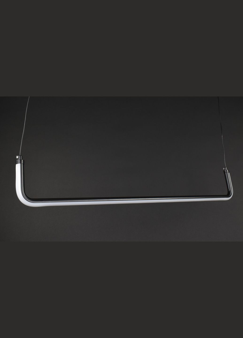 Люстра світлодіодна підвісна LED світильник для квартири на стелю лед 27324 Чорний 20-150х12х122 см. Sunnysky (364754741)