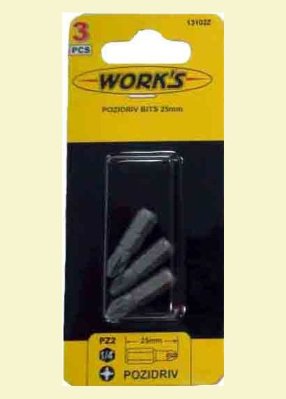 Набір біт 3шт Works (315555091)
