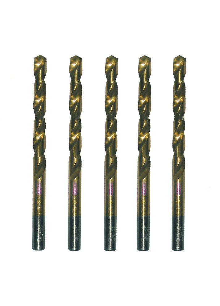 Набір свердл P-61367-5 (HSS-G-TiN, 12.5x151 мм, 5 шт) по металу (7714) Makita (295041141)