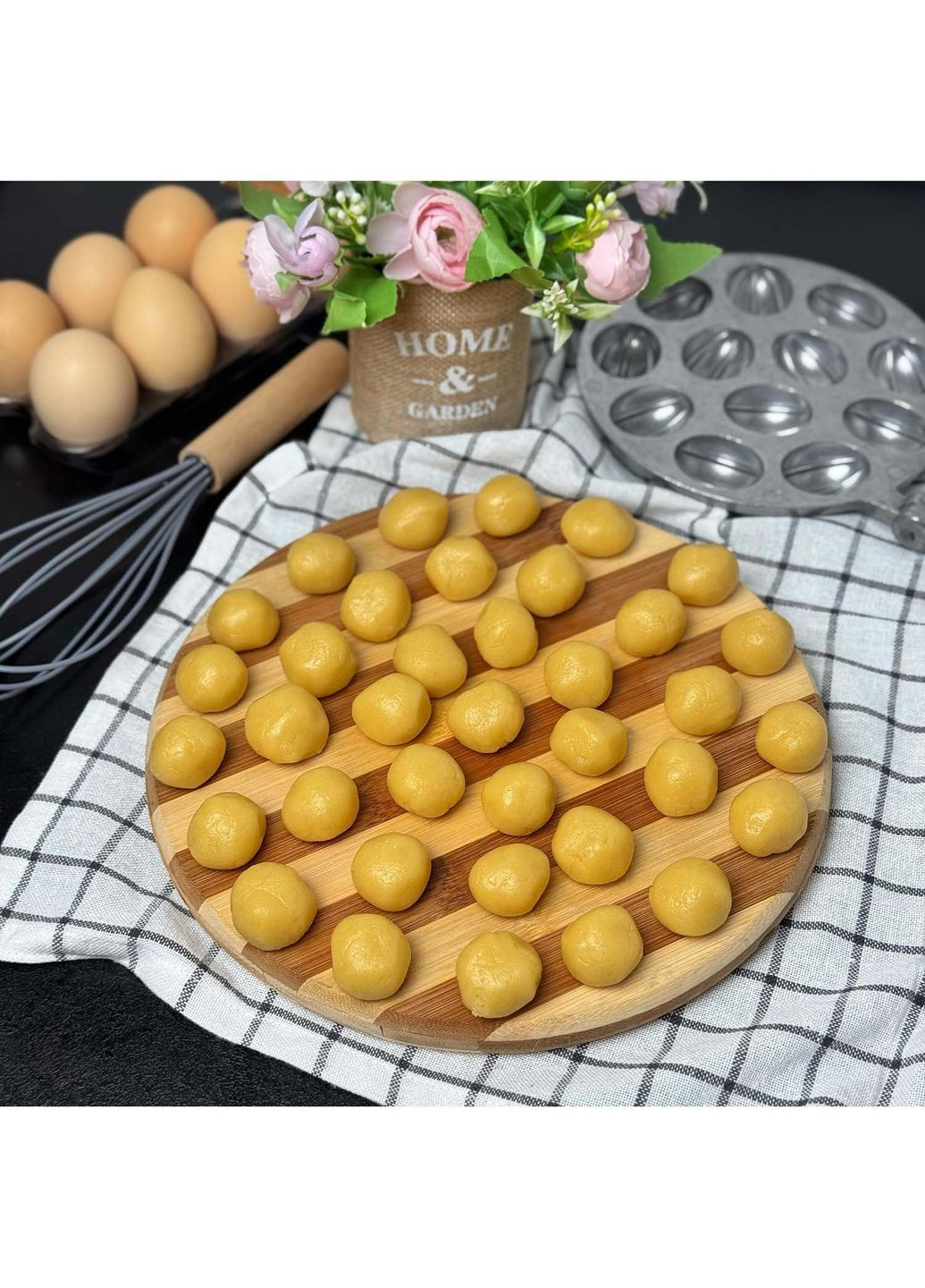 Орешница форма для выпечки орешков на 12 половинок орехов со съемными ручками ХЭАЗ ХЕАЗ (362357540)