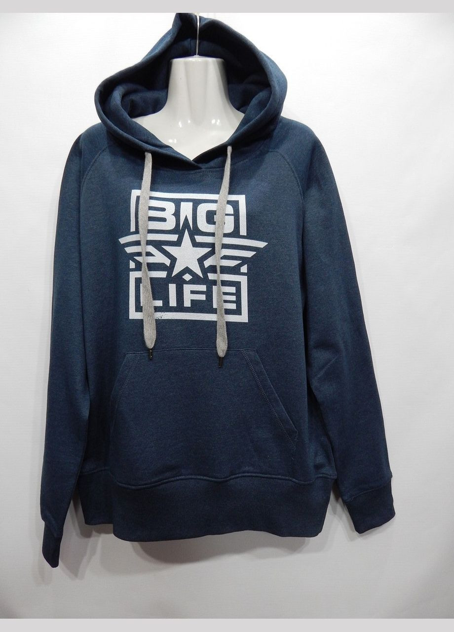 Женская теплая толстовка трикотажная с капюшоном PREMIUM women Oversize р. 5052 021GT No Brand (307173313)