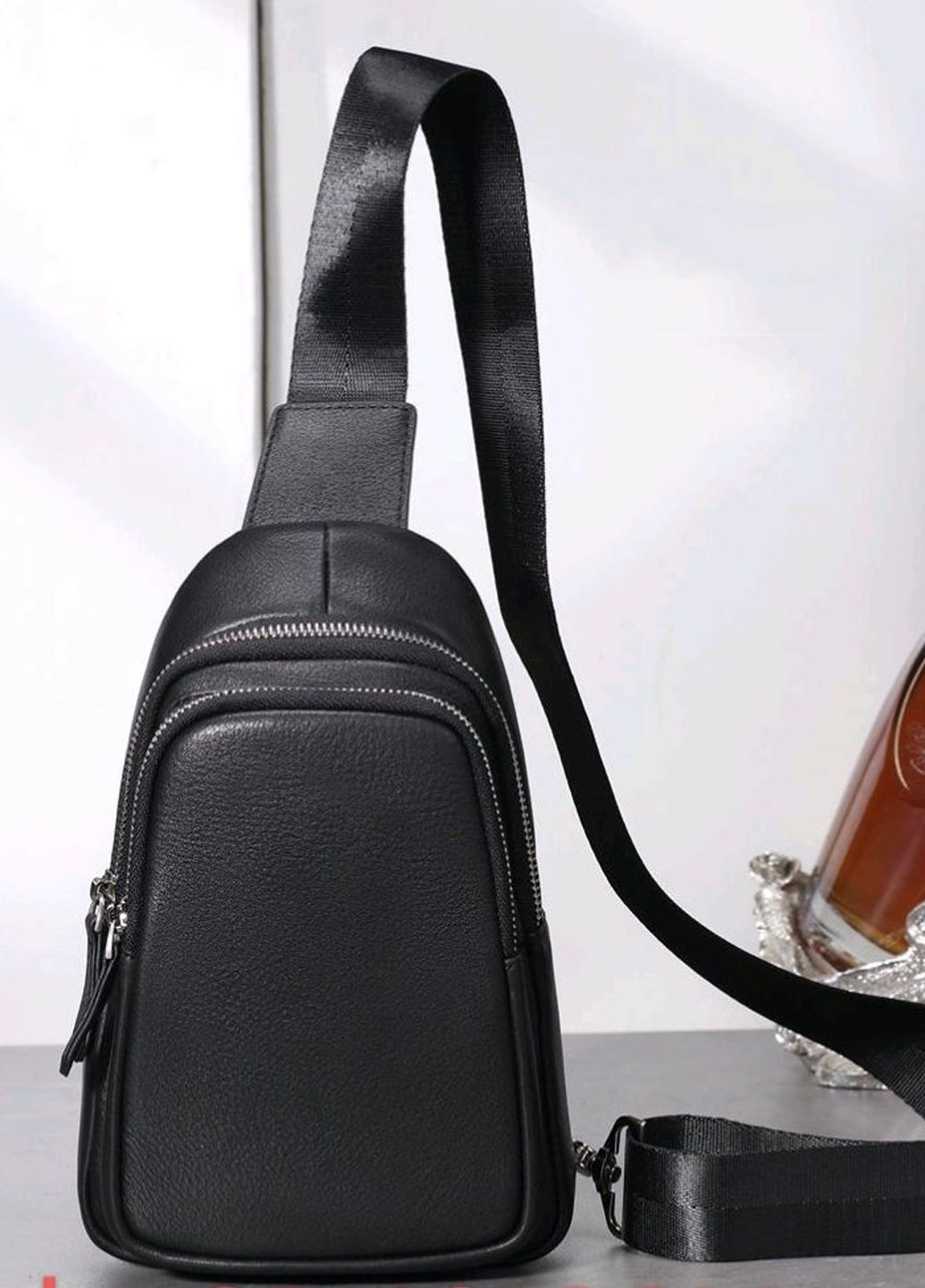 Сумка кожаная слинг Vishnya (346045770)