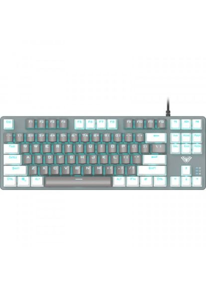 Клавіатура (6948391240954) Aula f3287 keycap krgd blue usb ua grey/white (271837728)