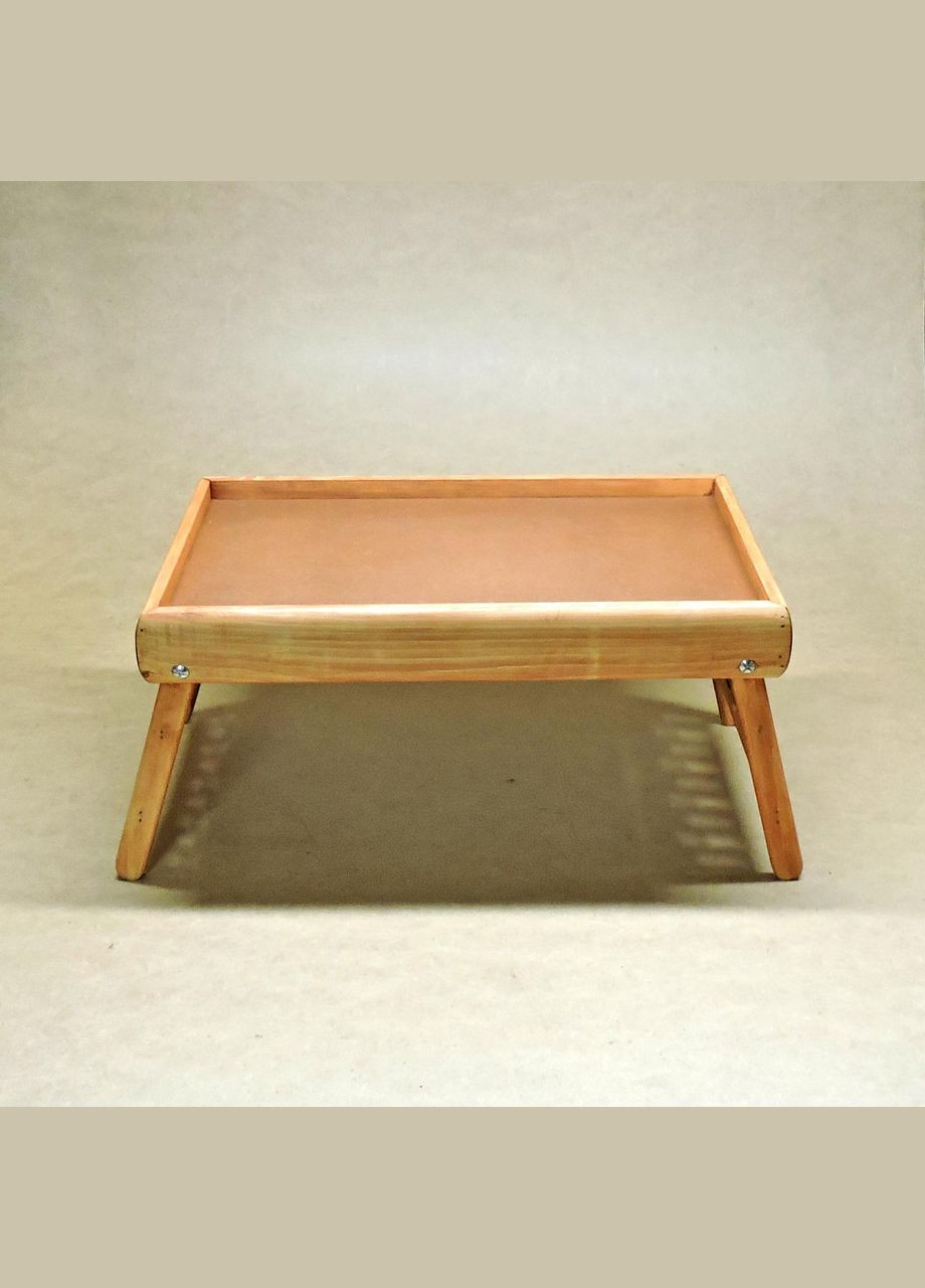 Столик-поднос для завтрака из дерева Юта сиена (СТП-001305) No Brand (327849963)