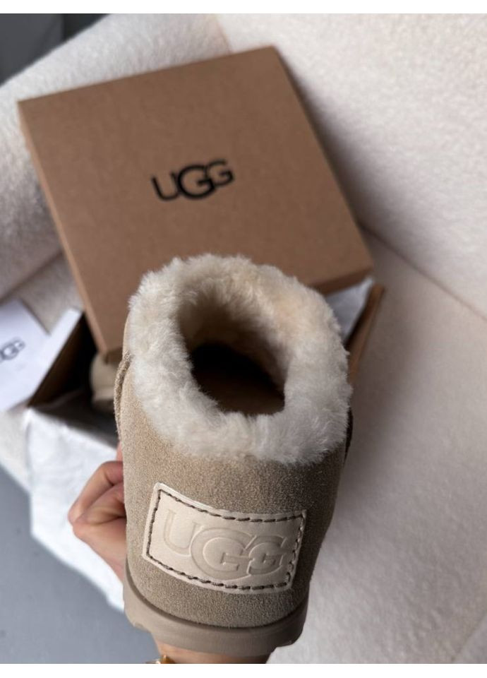 Pumped Slide Platforma Уггі замшеві овеча вовна пампед платформа UGG (361308854)