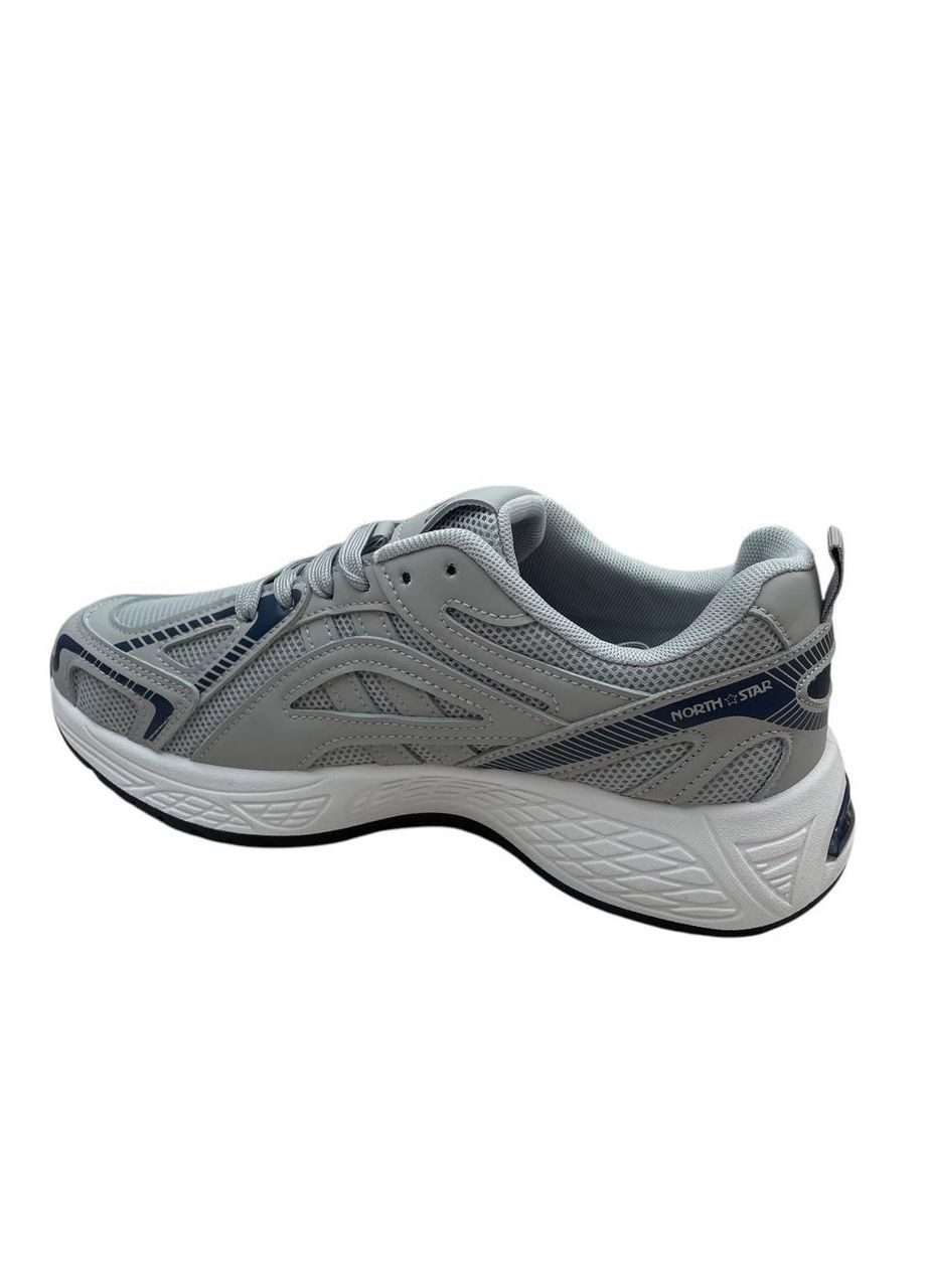 Сірі Літні чоловічі кросівки сірі сітка Solas