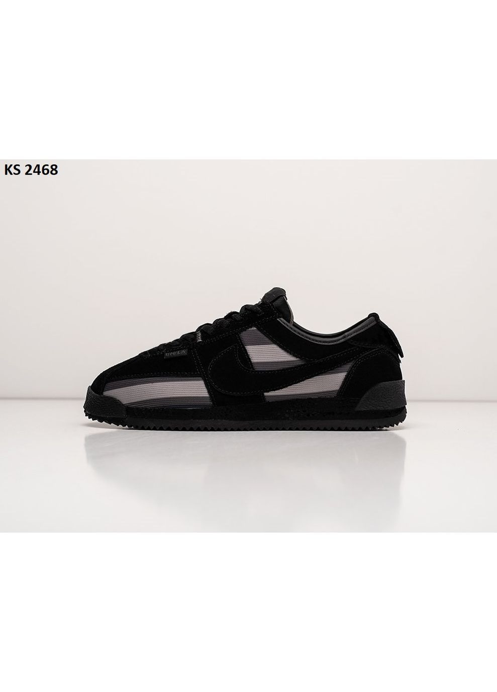 Черные демисезонные кроссовки мужские nike cortez x union gray black найк кортез No Brand