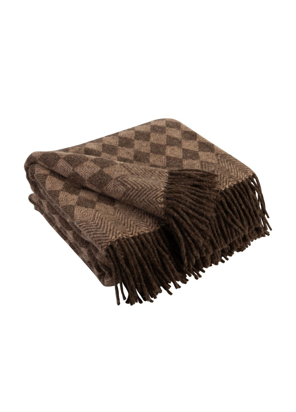 Плед ЭКОшерсть кор.песок 140x200 см Love You (305575601)