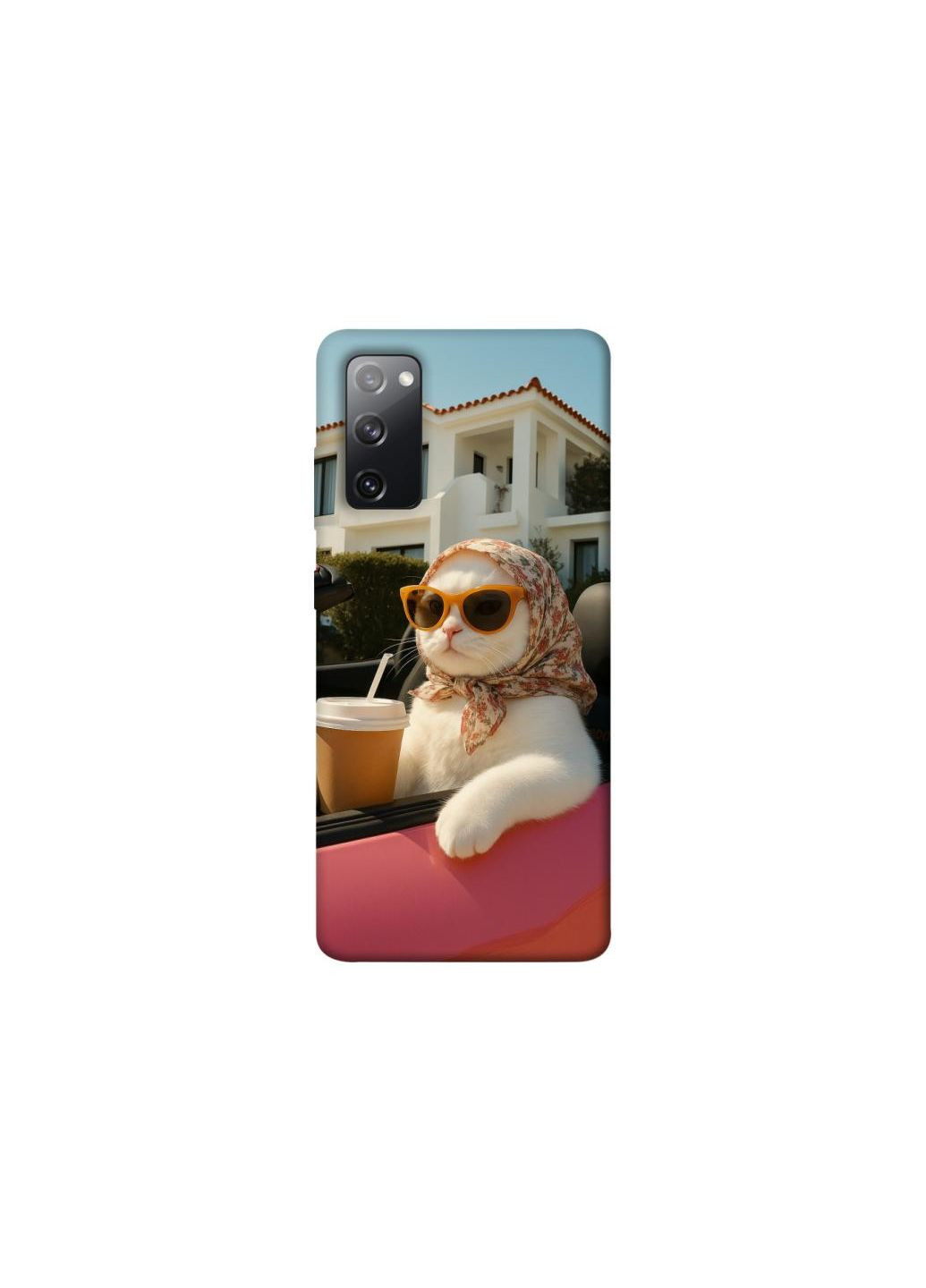 Чехол на Samsung Galaxy S20 FE Stylish Cat Cruise Frontalka (352208254)