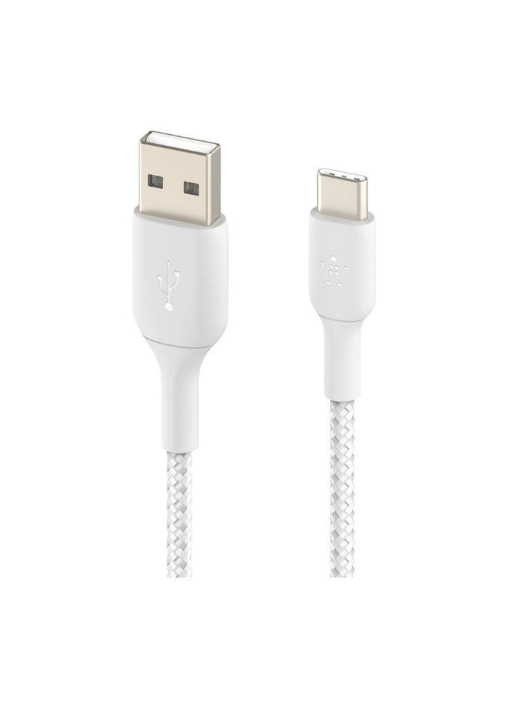 Дата кабель (m501421) Belkin USB 2.0 AM to Type-C 1.0m BRAIDED white (371355857)