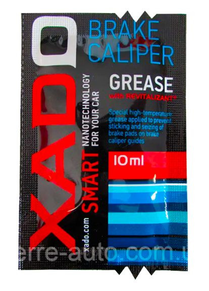 Смазка суппортов ХАДО Brake Caliper Grease 10мл пакет ХA 40119 XADO (367607827)