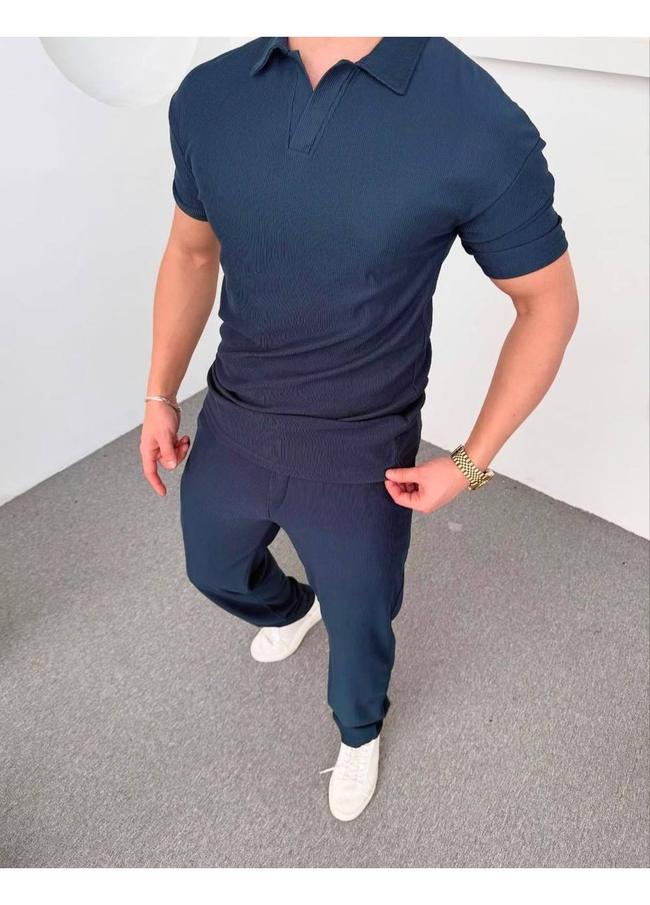 Синий демисезонный костюм DK/DL Мода без кордонів