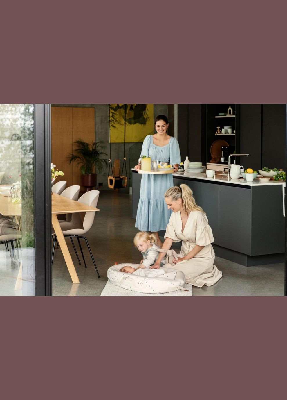 Кокон для сну з обмежувачем "BABY NEST PREMIUM", Grey Flying, колір сірий (11008156-Grey-Flying) VOKSI (307404205)