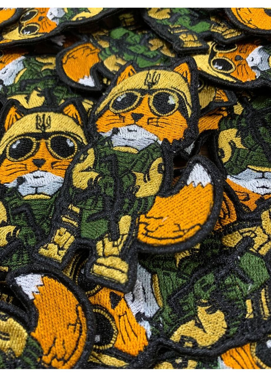 Шеврон Лиса (Форма контурная. На липучке) Размер 9x6см No Brand (369924558)