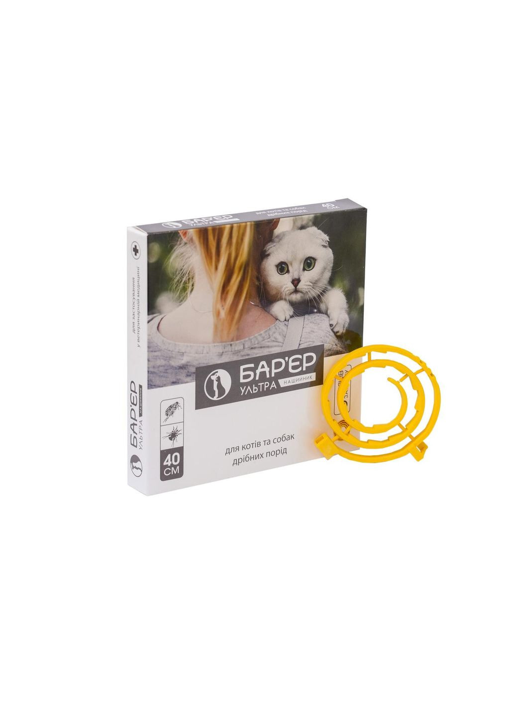 Ошейник Инсектоакарицидный БАРЬЕР УЛЬТРА для кошек Бар'єр (362219084)