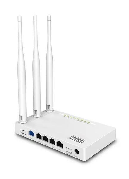 Маршрутизатор WF2409E бездротовий Wi-Fi роутер швидкість до 300 Мбіт/с, 4порти LAN і 1порт WAN Білий Netis (322843421)