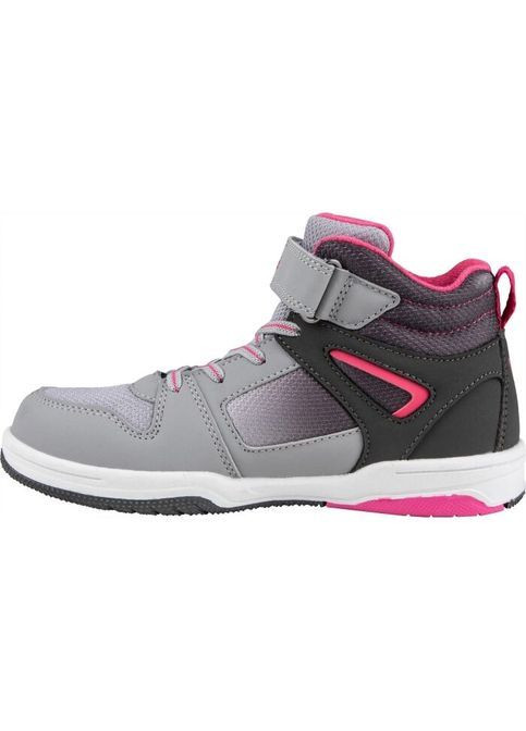 Осінні підліткові кросівки для дівчинки Willard на липучці до кісточки сірі рожеві No Brand (365657998)