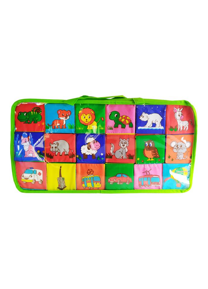 Набор мягконабивных кубиков 3 в 1 MC 090601-16 18 шт Macik (300386648)