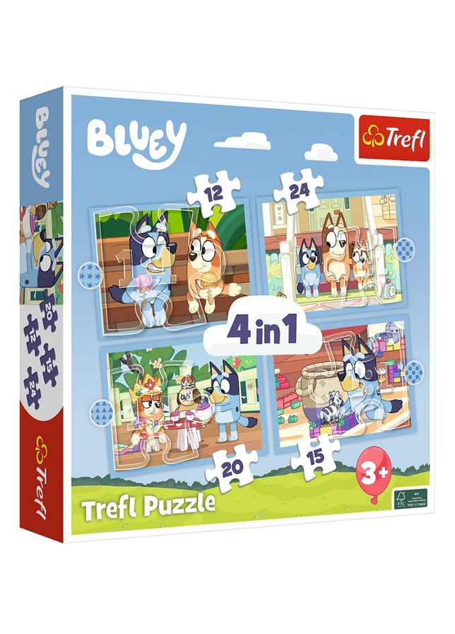 Пазлы 4 в 1 Великолепный мир Блу (12,24,20,15 эл.) 34637 ( ) Trefl (328944780)