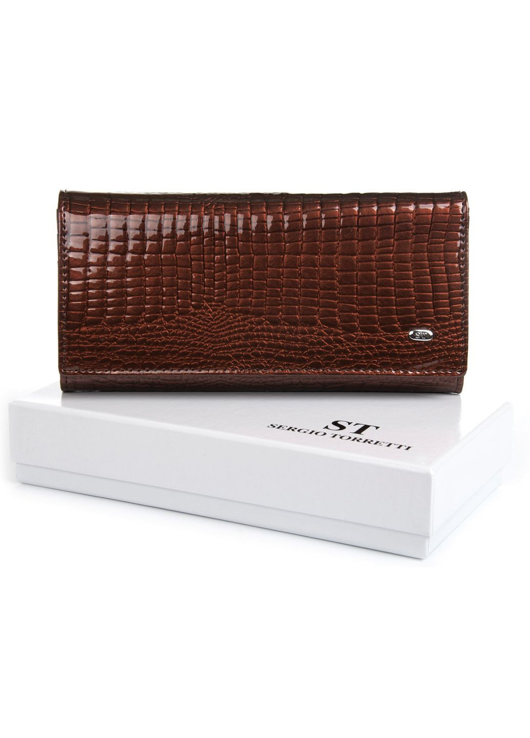 Женский кожаный кошелек на магнитах Sergio Torretti FEW501-2 (360238635)