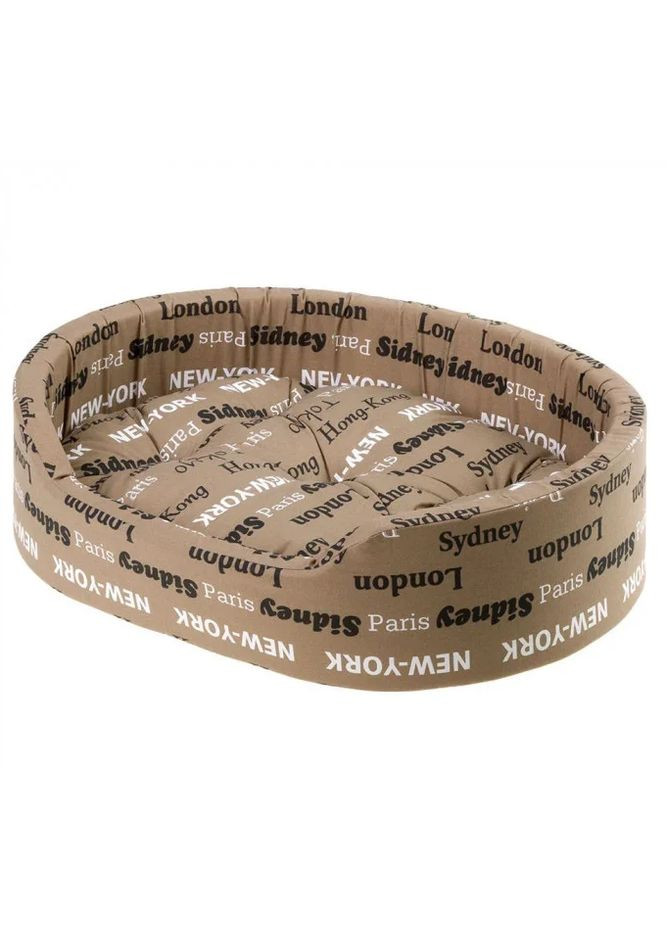 Лежак для собак та котів Dandy Cities 45 коричневий 45х35х13 см 82941096 Ferplast (266274424)