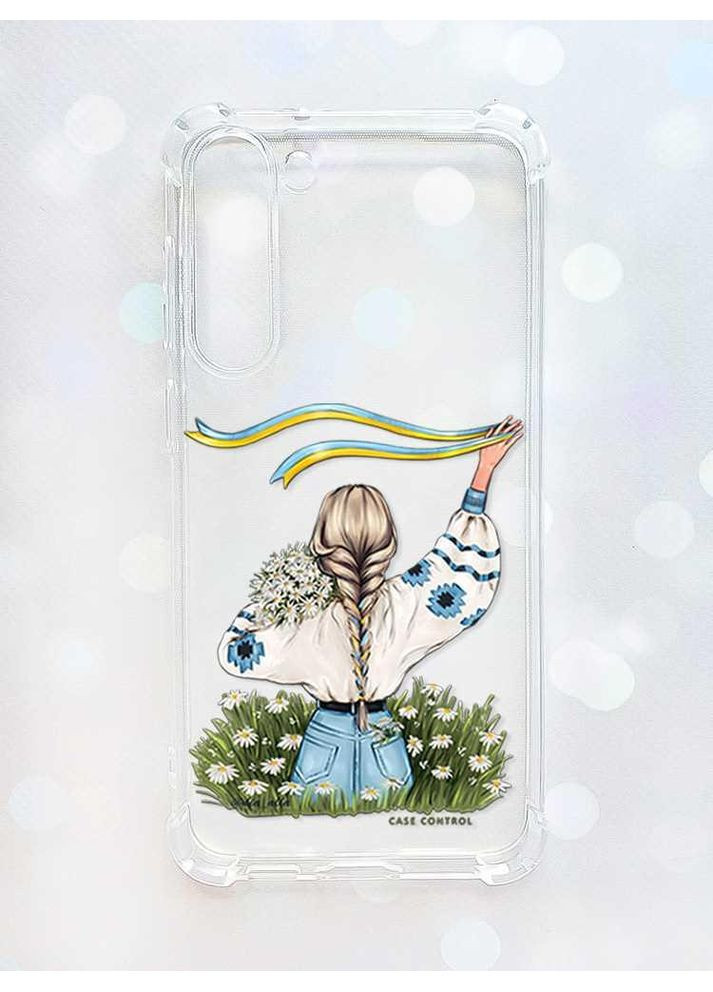 Чехол с утолщёнными углами на Samsung Galaxy S23 Plus:: Девушка с лентой (принт 17) CASE CONTROL (360709581)