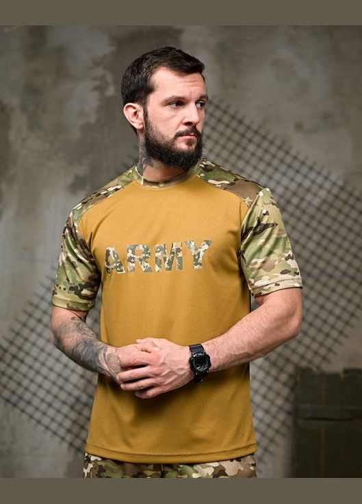 Патріотичний літній чоловічий костюм з принтом футболка шорти койот мультикам Freedom