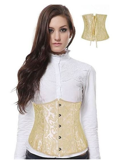 Комбінований демісезонний корсет під груди star night, з гачками та шнурівкою, чорний, xs No Brand