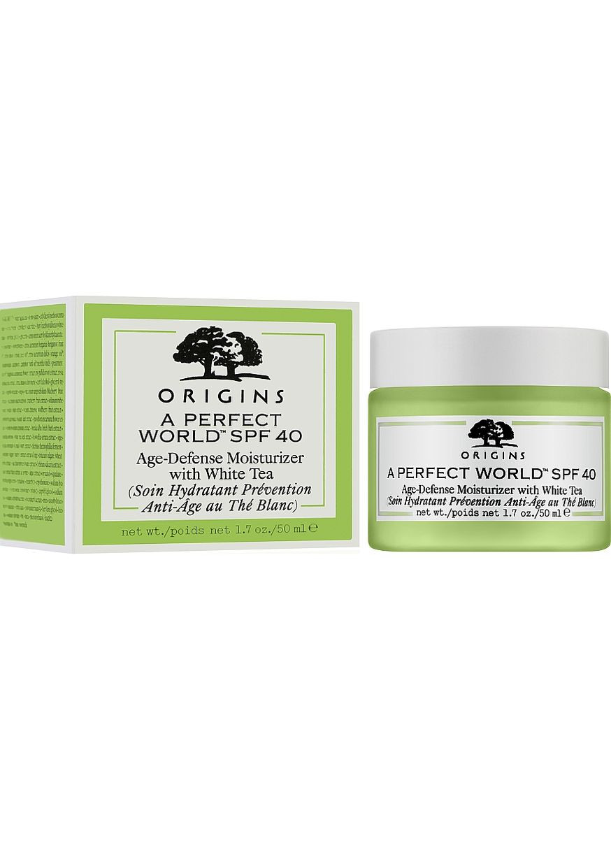 Крем для лица A Perfect World SPF 40 Age-defense Moisturizer with White Tea 50ml (645553-74089) Origins (368622223)