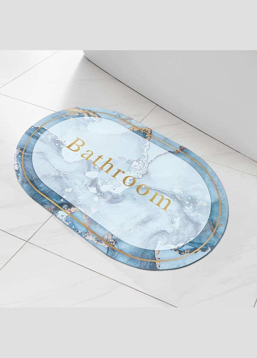 Вологопоглинаючий килимок 38х58х3мм "Ванна кімната" мармур (D) SW-00001569 Sticker Wall (330602633)