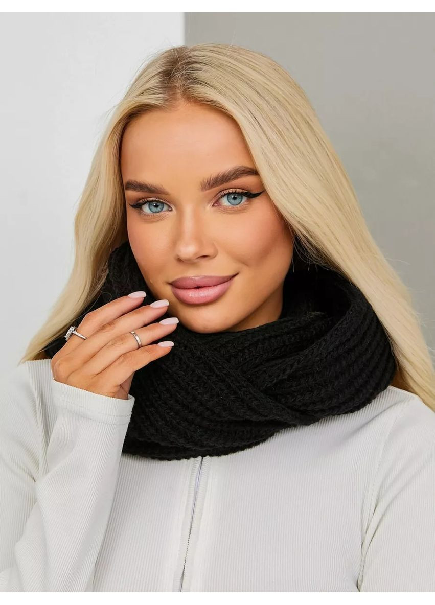 Женский шарф-снуд классический No Brand Хомут барбара (363254185)