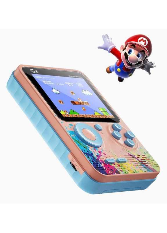 Ігрова консоль з підключенням до телевізора TD2023154 Ігрова консоль з екраном Рожева Fun Game (367432131)