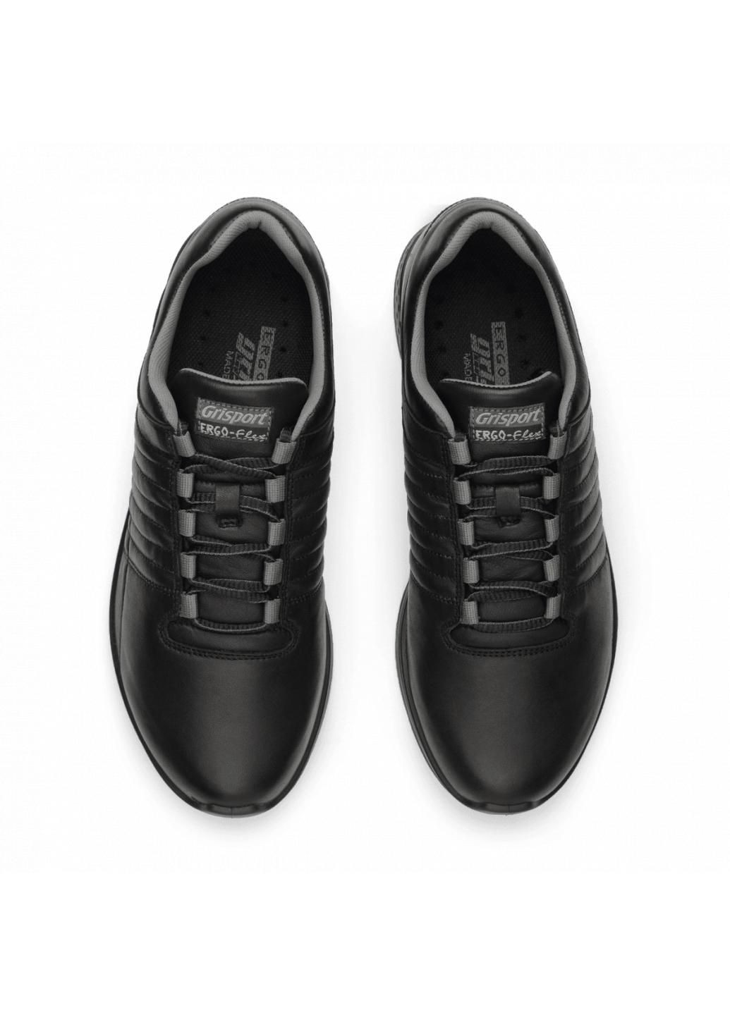 Черные демисезонные кожаные кроссовки 42811-a50 Grisport
