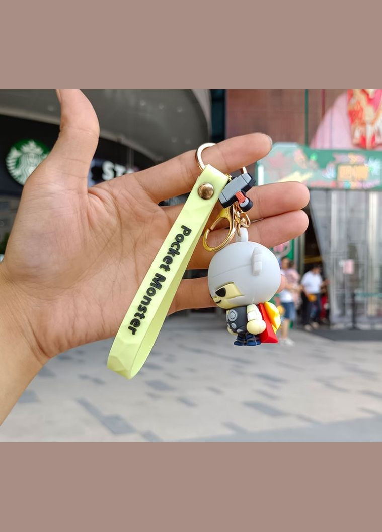 Марвел Мстители Тор Thor The Avengers брелок мультяшный, брелок держатель для ключей, подвеска для сумки 7см Shantou (296627759)